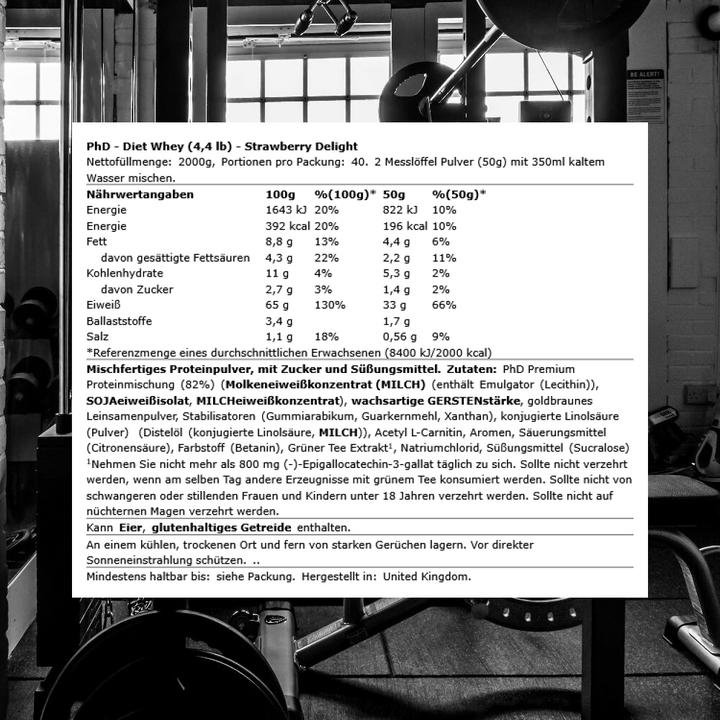 Immagine prodotto PhD Nutrition Siero di latte dietetico (Fragola, 1 pz., 2000 g)