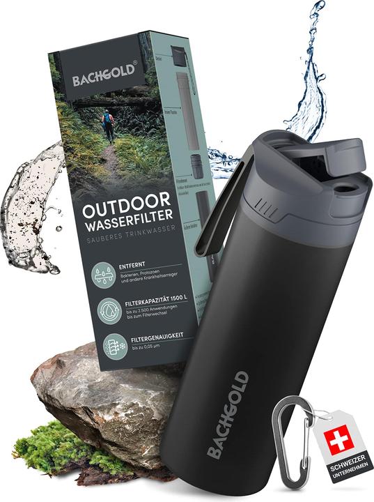 Actual product image Bachgold Wasserfilter Flasche (0.65 l)