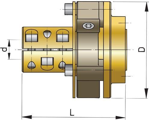Produktbild Vetus Bullflex Kupplung