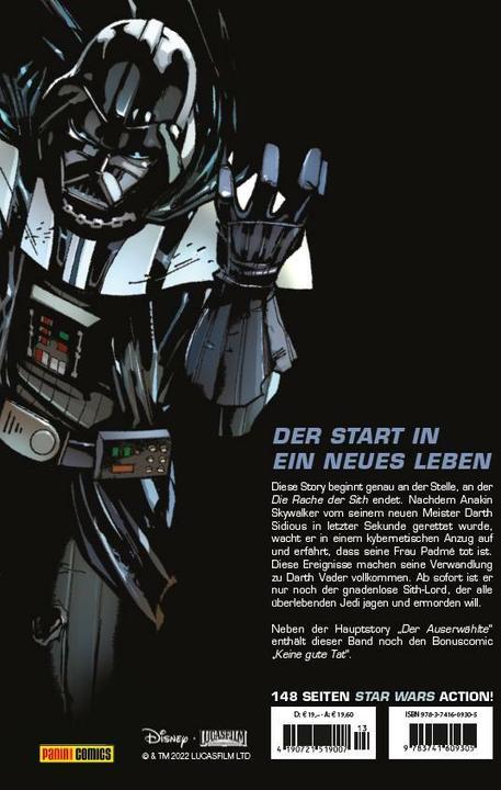 Produktbild Panini Star Wars Comics - Darth Vader (Ein Comicabenteuer): Der Auserwählte (Deutsch, Charles Soule, 2018)
