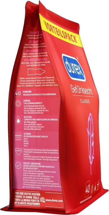 Image du produit Durex Gefühlsecht Classic (40 pcs)