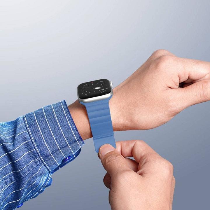 Image du produit Dux Ducis magnetic strap watch strap 7/6/5/4/3/2 (40 mm, 38 mm, 41 mm, Silicone, Apple Watch Series 2, Apple Watch Series 3, Apple Watch Series 1, Apple Watch Series 4, Apple Watch Series 5, Apple Watch Series 6, Apple Watch Series 7, Apple Watch Series 8, Apple Watch Series 9, Apple Watch SE)