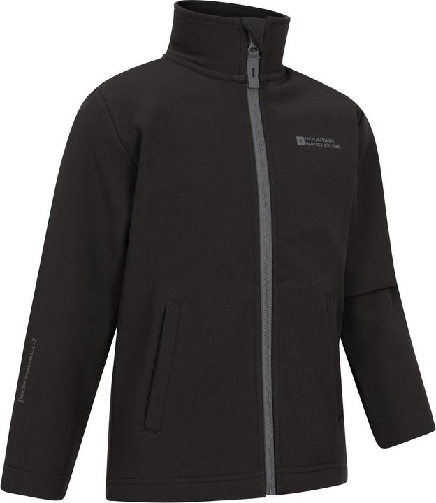 Actual product image Mountain Warehouse Childrens/Kids Grasmere Soft Shell Jacket (128)
