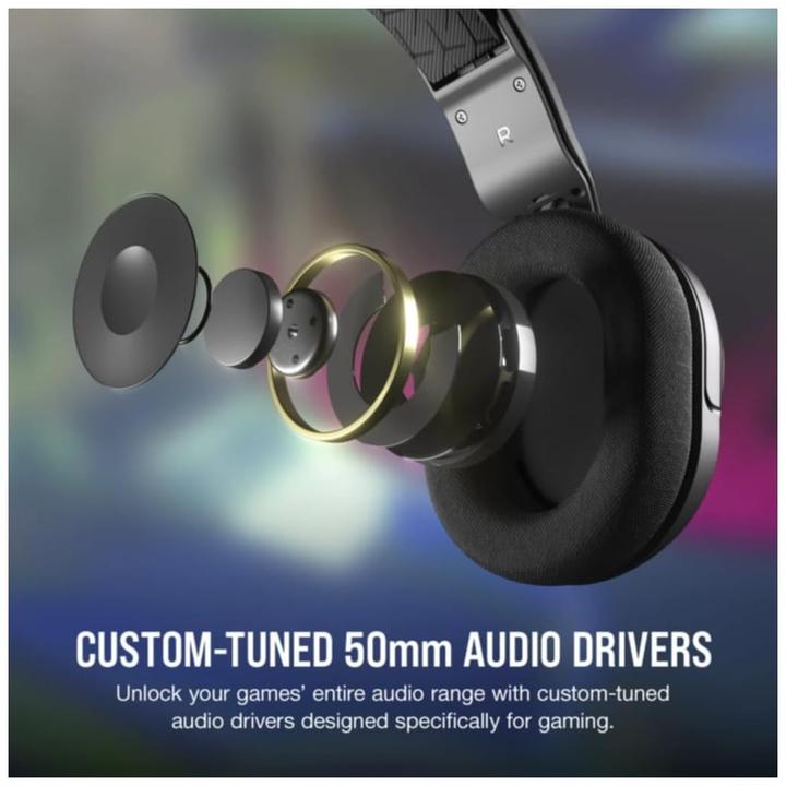 Produktbild Corsair HS35 SURROUND v2 Headset Wired Head-band Gaming Black (Kabelgebunden)