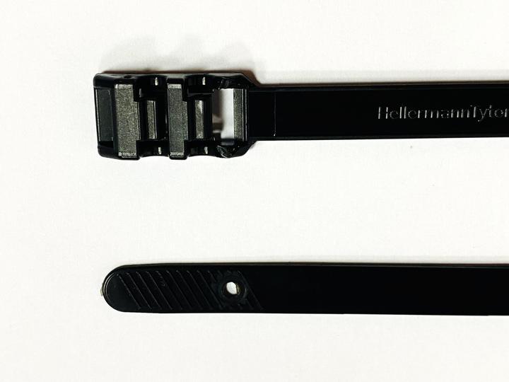 Actual product image HellermannTyton Cable tie. black Robusto 942 9x260mm (Plastic cable ties, 260 mm, 100 pcs.)