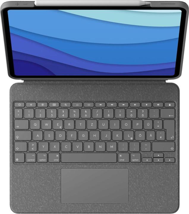 Logitech Combo Touch (DE, iPad Pro 12.9 2021 (5. Gen), iPad Pro 12.9 2022 (6. Gen))