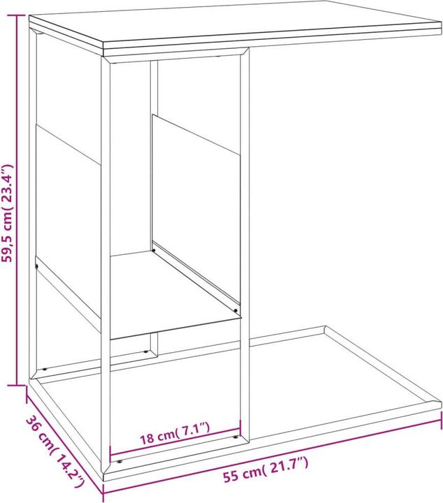Immagine prodotto VidaXL Peppina (55 x 36 x 59,5 cm)