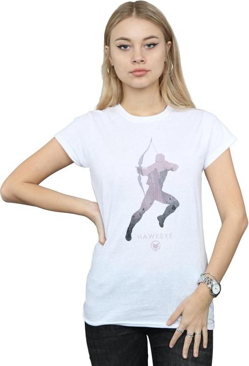 Actual product image Womens/Ladies Hawkeye Silhouette Cotton T-Shirt (M)