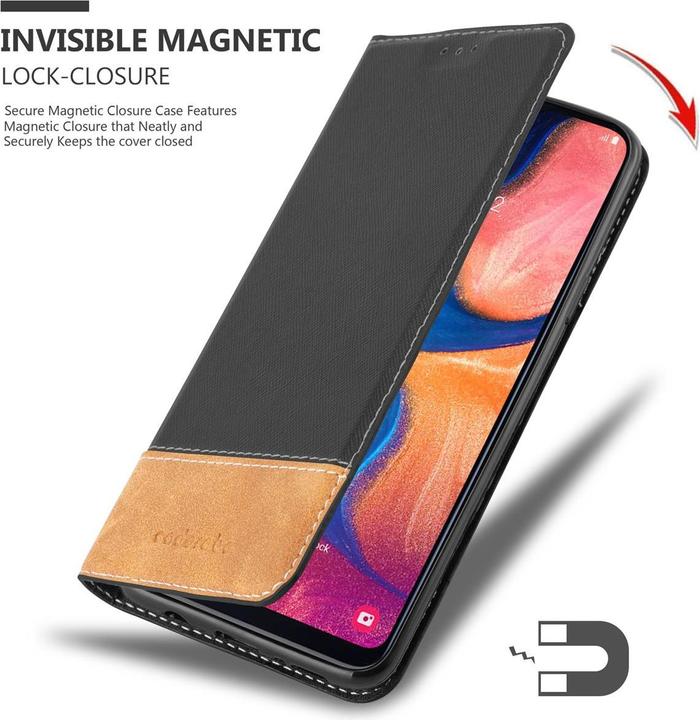 Image du produit Cadorabo Étui X-Wallet en simili cuir (Samsung Galaxy A20e, Samsung Galaxy A10e)