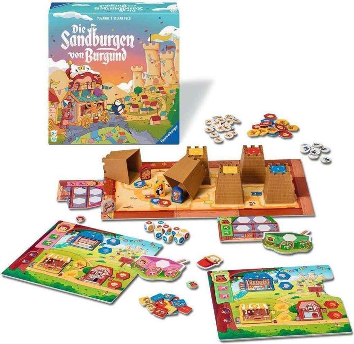 Actual product image Ravensburger 24687 The sandcastles of Burgundy - children's game for ages 5 and up for 2-4 people (German)
