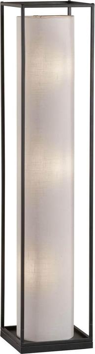 Produktbild Fischer & Honsel Honsel Thor Stehleuchte 3-fach E14 Stoffschirm weiss Leinen sandschwarz 40456