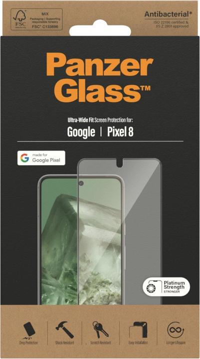 Actual product image PanzerGlass Ultra-Wide Fit (1 Piece, Google Pixel 8)