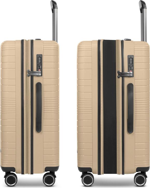 Immagine prodotto Franky Dallas 3.0 Carrello a 4 ruote M 65 cm con piega elastica (74 l, M (50 - 90l))