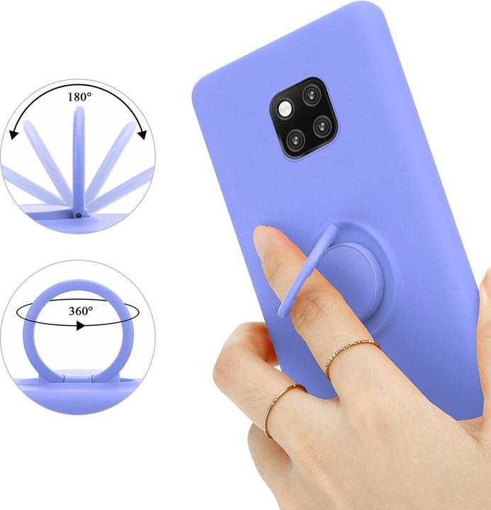 Actual product image Cadorabo TPU Liquid Ring Silicone Case Cover (Mate 20 Pro)