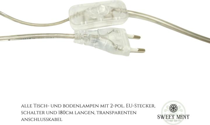Produktbild Sweet Mint Orientalische Lampe Potiki Flower (E14)