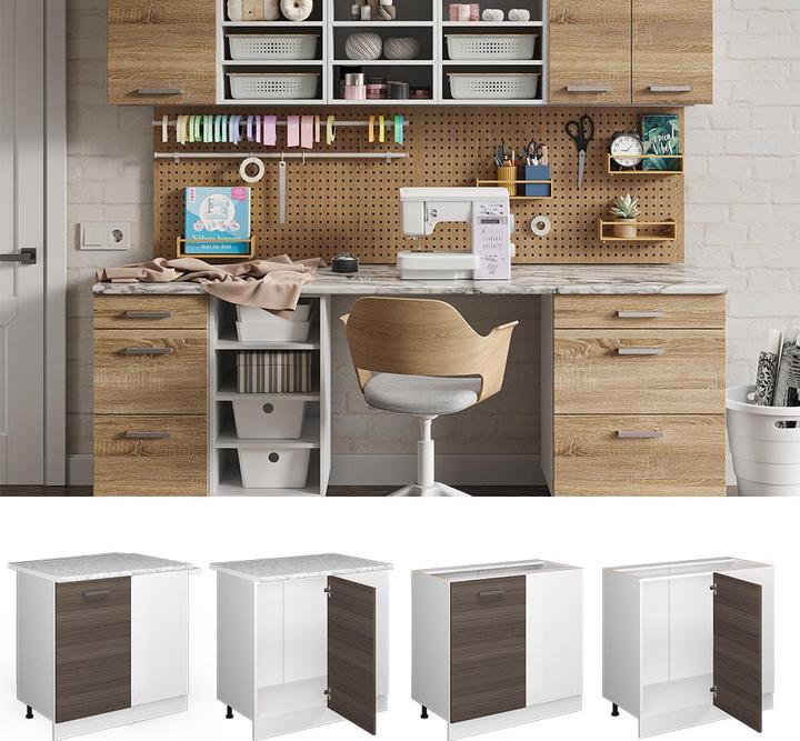 Actual product image Vicco Eckschrank für Haushaltsgegenstände R-Line (86 x 60 x 81.5 cm)