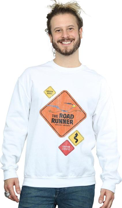 Image du produit Looney Tunes - Sweat ROAD RUNNER ROAD SIGN - Homme (M)
