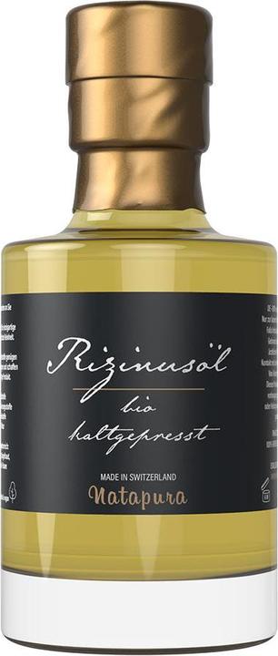 Natapura Bio zertifiziertes Rizinusöl (kaltgepresst) (100 ml)