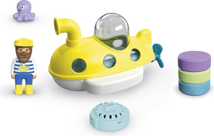 Actual product image Playmobil 71440 Playm. 1.2.3 AQUA & Tinti: Colourful submarine (71440, Playmobil 1.2.3)