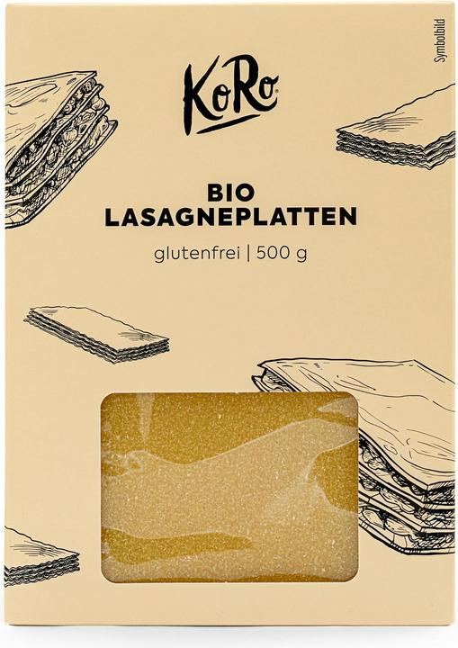 Image du produit KoRo Lasagnes sans gluten bio à base de maïs et de farine de riz (500 g)