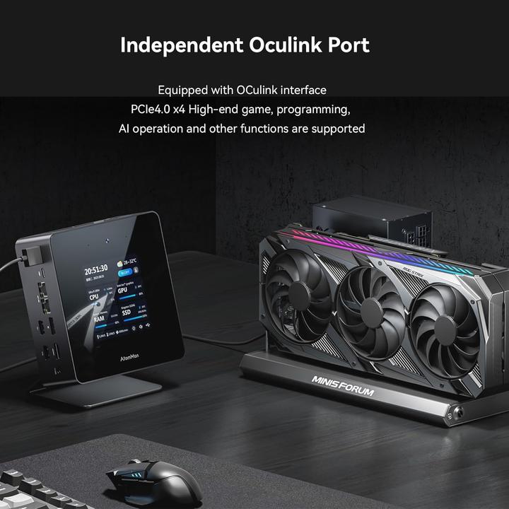 Image du produit Minisforum X7 Ti (Intel Core Ultra 9 185H, 32 Go, 1000 Go)