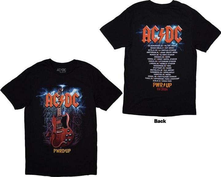 Produktbild AC/DC Guitar PWR-UP EU Tour 24 Back Print (3XL)