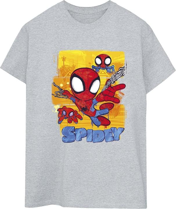 Immagine prodotto Spidey And His Amazing Friends Flying Maglietta Ampia Donna (4XL)