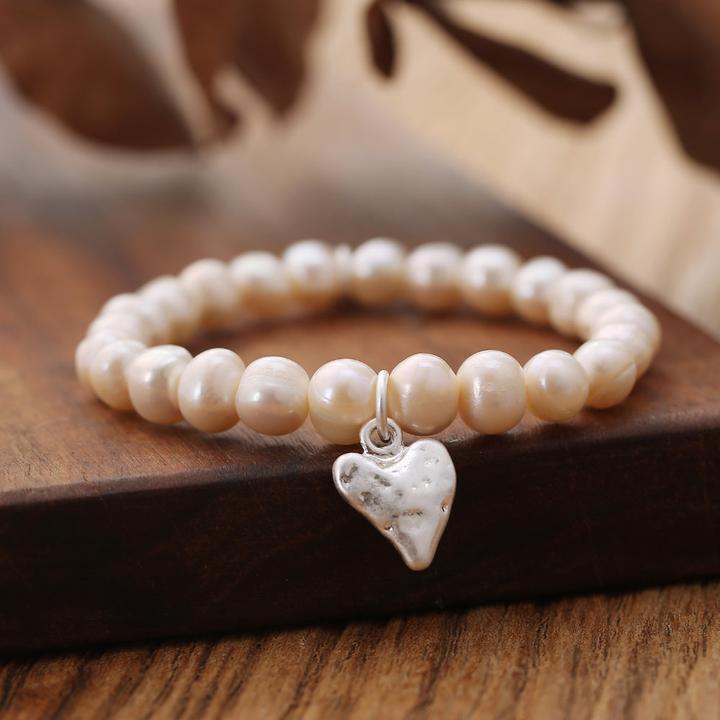 Image du produit Andreani Bracelet (8 cm, Pierres, Perles, Vert)