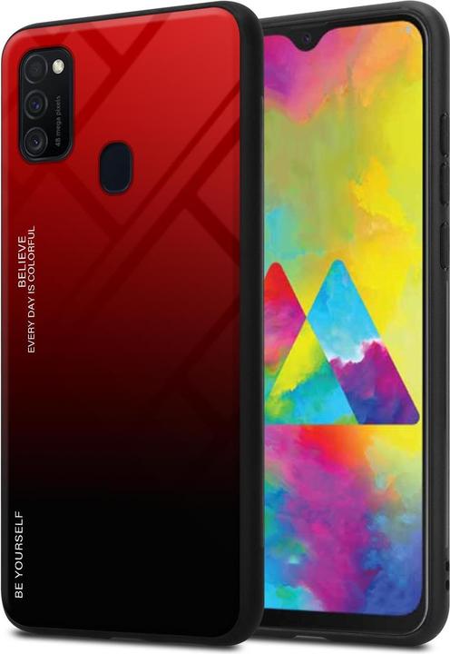 Produktbild Cadorabo TPU 2 Farben Glas Cover (Samsung Galaxy M21, Samsung Galaxy M30s)