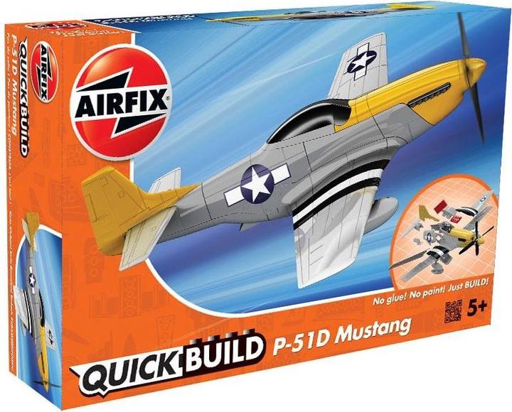 Actual product image Airfix Kit P-51D Mustang Quick Build