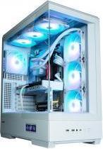 Zalman GHE P50 DS ATX Geh??use Tempered Glass Panoramic View - Wei?? (ATX)
