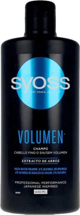 Syoss Men Volumen Shampoo 440 ml (440 ml, Flüssiges Shampoo)
