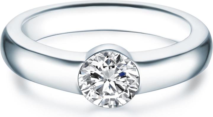 Actual product image Trilani Ladies Sterling Silver Decorated with Crystals by Swarovski® silver - 4730 (58, 925 Silver)