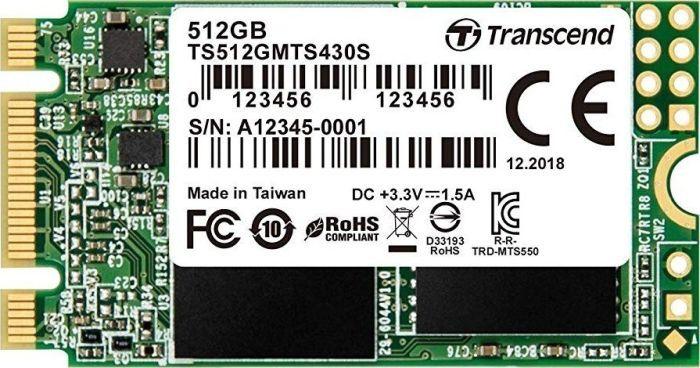 Produktbild Transcend 430S (512 GB, M.2 2242)