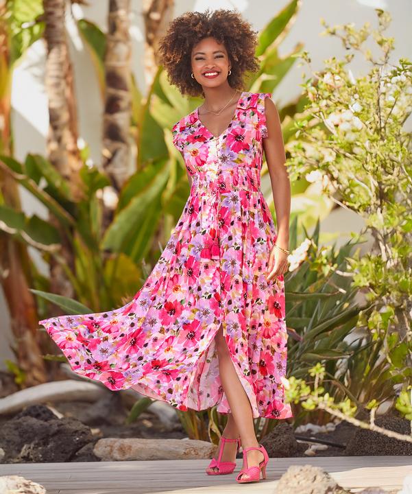 Produktbild Joe Browns Petite Sequin Embellished Shirred Waist Floral Maxi Dress (8)