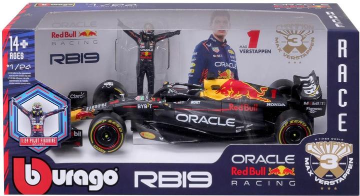Actual product image Bburago Red Bull F1 RB19