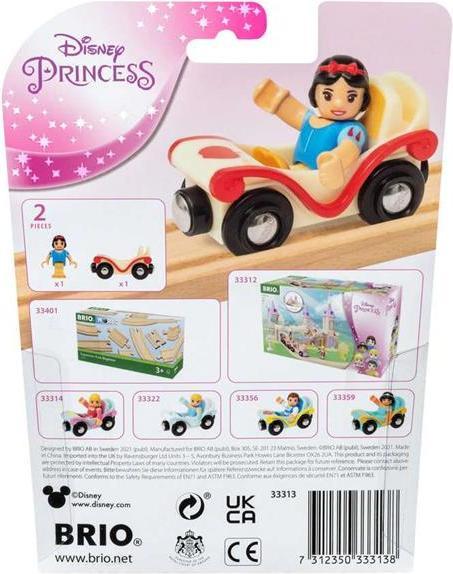 Image du produit Brio Chemin de fer Disney Princess Blanche-Neige avec wagon