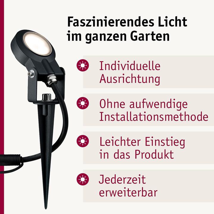Actual product image Paulmann Plug & Shine Basisset Sting (520 lm, IP67)
