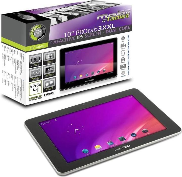 Actual product image Point of View 3 XXL (4G, 10.10", 8 GB, Silver)