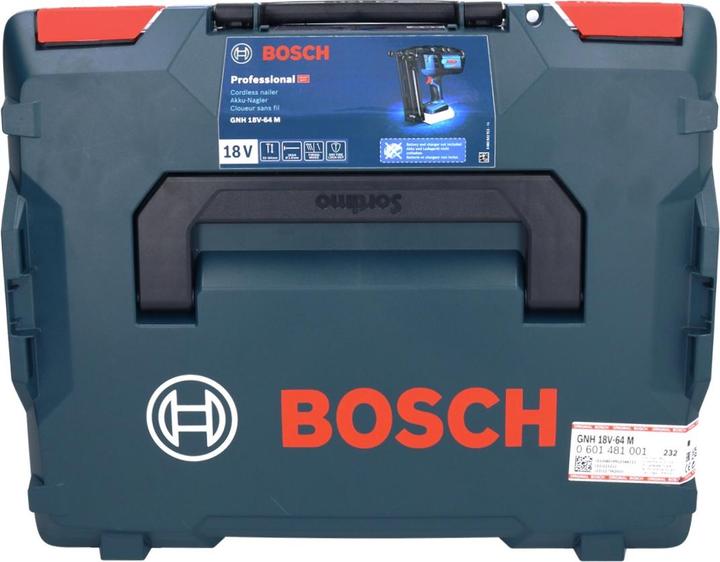 Actual product image Bosch Professional GNH 18V-64 M Kit Battery Nailer