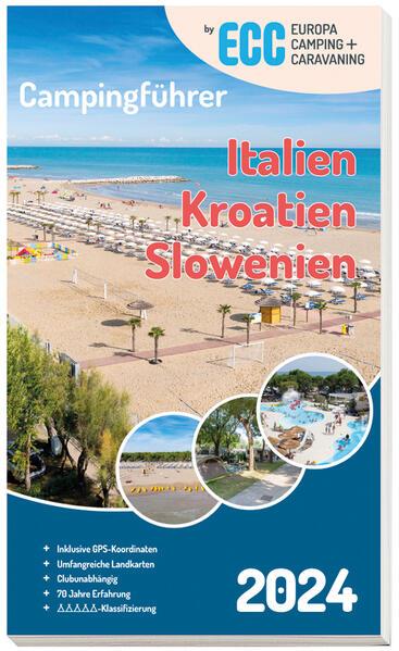 Actual product image ECC Camping Guide Italy / Croatia / Slovenia 2024