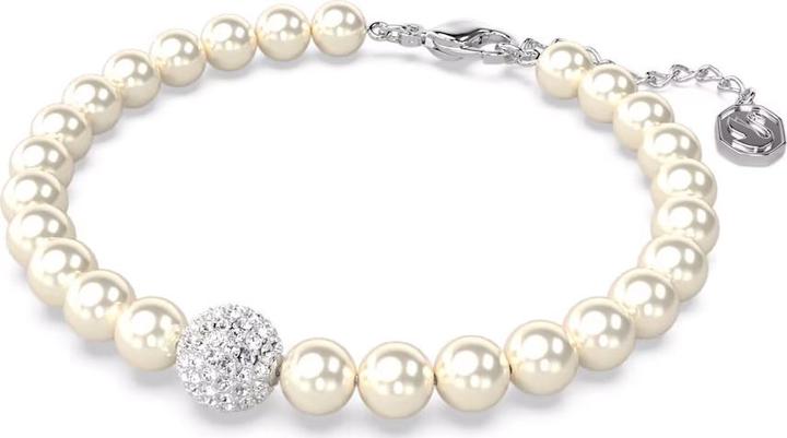 Swarovski Remix Armband Collection Strand Weiss (21.50 cm, Swarovski Metall)