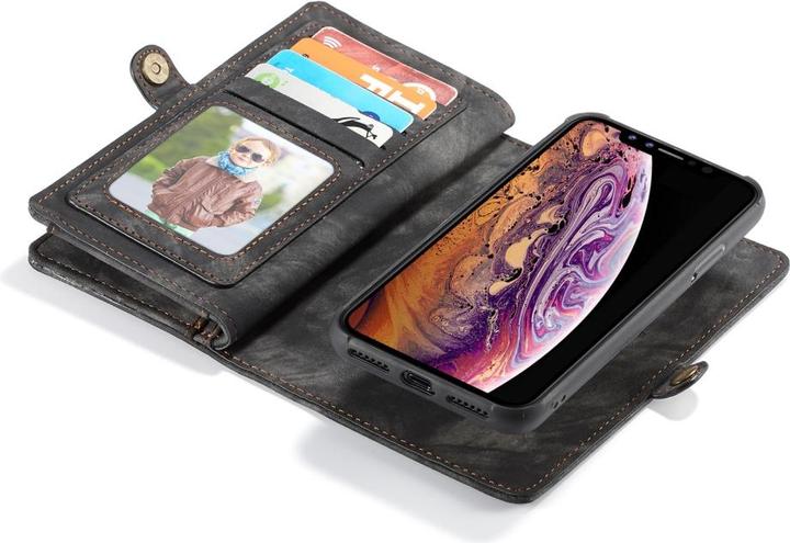 Actual product image Caseme Apple iPhone XR Genuine Leather Wallet Card Case (Apple iPhone XR)