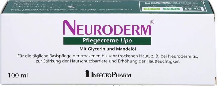 Neuroderm Pflegecreme Lipo, 100 ml Creme (100 ml, 24h Creme)