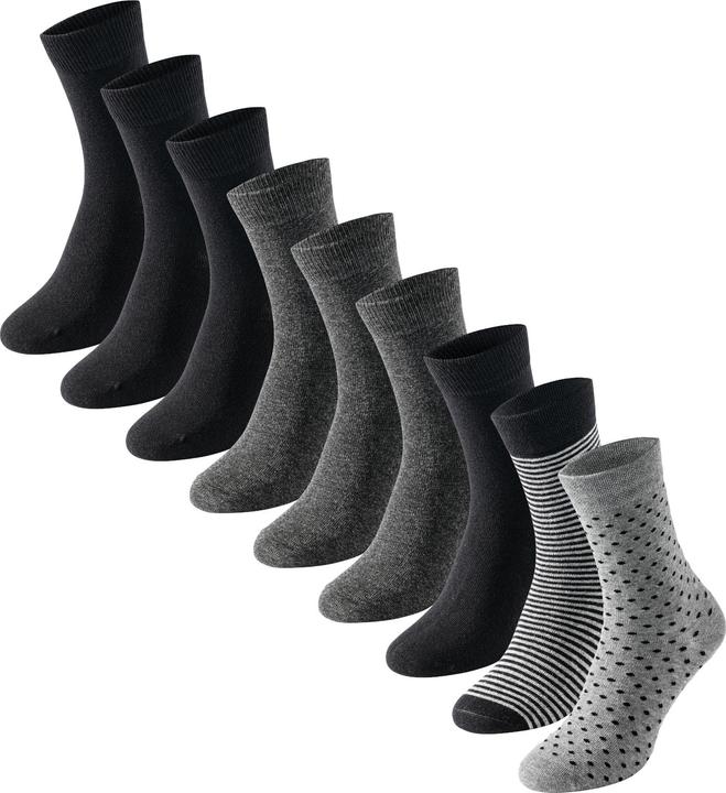 Schiesser 9 Pack Damensocken (9er Pack, 39 - 42)