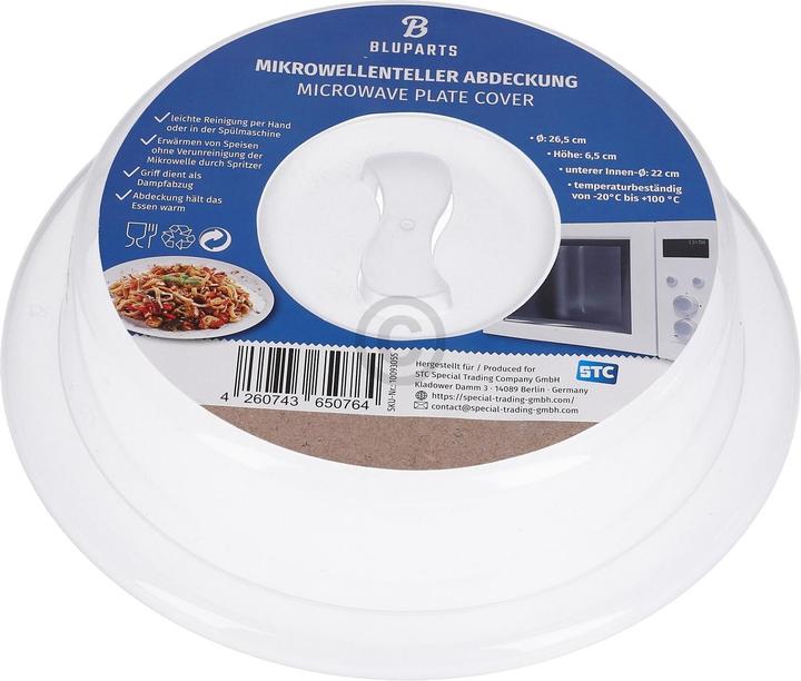 Actual product image Bluparts Cover 265mmØ for food universal for microwave