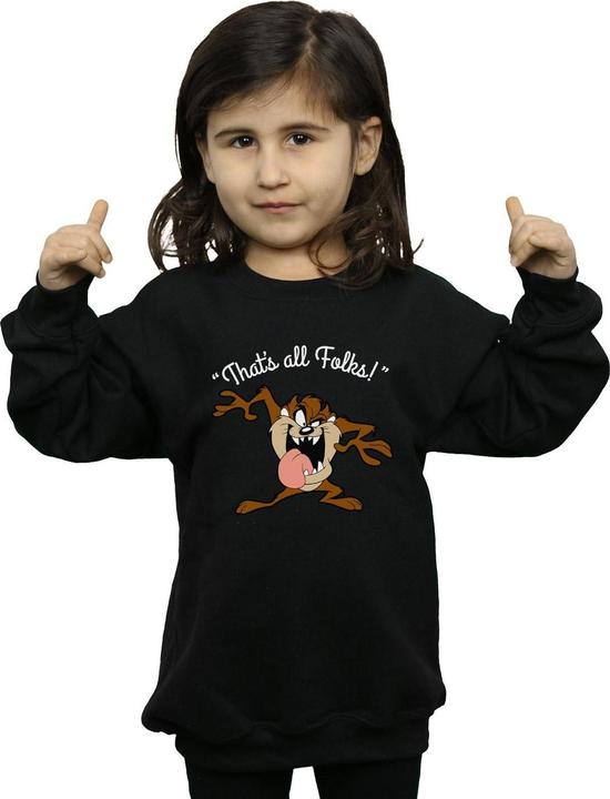 Immagine prodotto Looney Tunes Taz That's All Folks Felpa Ragazze (152, 158)