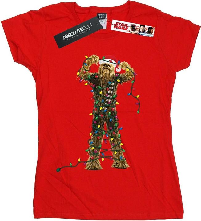 Produktbild Star Wars Chewbacca Christmas Lights TShirt (S)