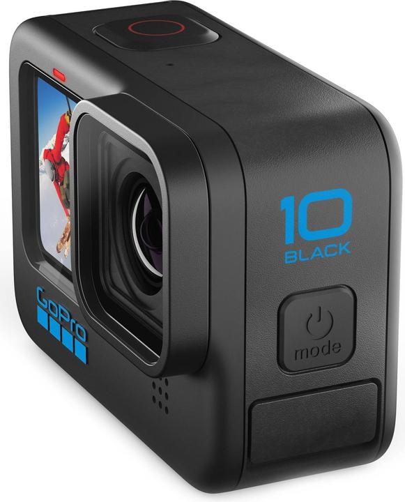 Image du produit GoPro HERO10 Black (carte MicroSDXC de 128 Go incluse) (60p, Bluetooth, WiFi)