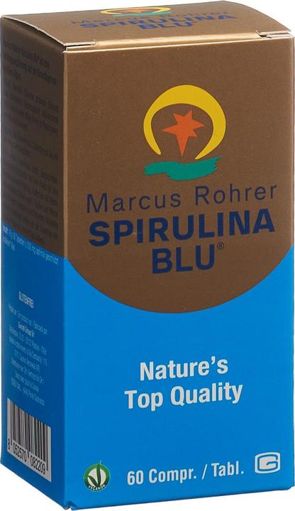 Actual product image Marcus Rohrer Spirulina BLU Tabl Glasfl 60 pcs (60 Piece, Pills, 168 g)